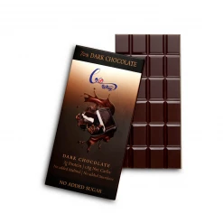 Snacks & Beverages GoWhey - Sugar Free Dark Chocolates- Keto Chocolate - Diabetic Snacks - 70% Dark Chocolate - 42g (Pack Of 2)