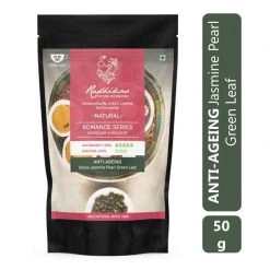 Radhikas Fine Teas And Whatnots Radhika's ANTI-AGEING China Jasmine Pearl Green Leaf (50 Gm)