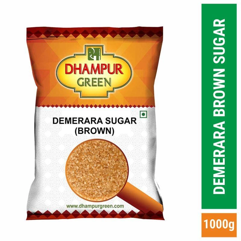 Dhampur Green Demerara Brown Sugar 3kg (Pack Of 3x1kg) Grocery 3 Dhampur Green Demerara Brown Sugar 3kg (Pack Of 3x1kg) Grocery