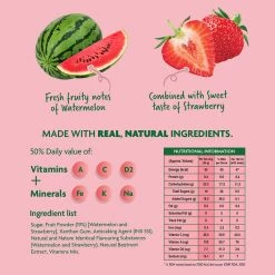 Flistaa Dillagi (Watermelon & Strawberry) Instant Juice Mix (6 Sachets & FREE Shaker-Buy 2 Get 1 Free) Snacks & Beverages