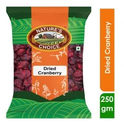 Nature Choice Nature's Choice Dried Cranberries (250 G) Snacks & Beverages