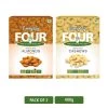 Bagul Foods Everyday Four Californian Almonds + Cashews Nuts | Combo Pack | 200g Each Grocery