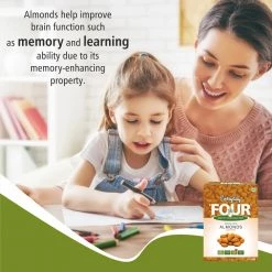 Bagul Foods Grocery Everyday Four Californian Almonds 200g