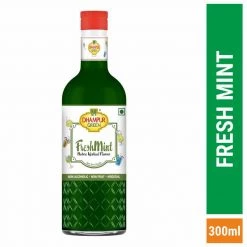 Dhampur Green Fresh Mint Syrup For Mocktails 600ml (Pack Of 2x300ml)