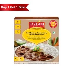 Snacks & Beverages Fazlani Foods Rajma Masala With Basmati Rice (300 G) - Buy 1 Get 1 Free