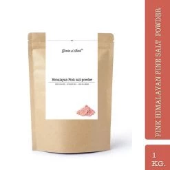 USMC Garden Of Saints Organic Fine Himalayan Pink Salt Powder (1 Kg)