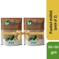 MITTAL ORGANICS PRIVATE LIMITED Mittal Organics Foxtel Millet (Pack Of 2) - 500 G Grocery