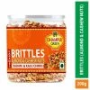 Snacks & Beverages Dhampur Green Brittles - Almond & Cashew Nuts 200g