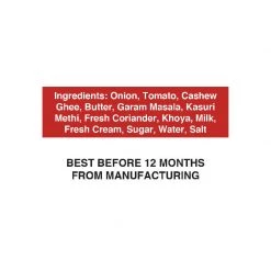 Aaj Pakao Butter Da Masala (Makhni) Gravy, Pack Of 3 (3*300g) Grocery