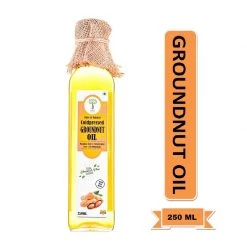 GREEN GALAXY INDIA CORPORATION Pure & Natural Cold Pressed Groundnut Oil (250 Ml)