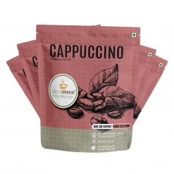 Greenbrew Greenbrrew Instant Coffee (Cappuccino, 20 Sachets, Pack Of 1) (30 G)