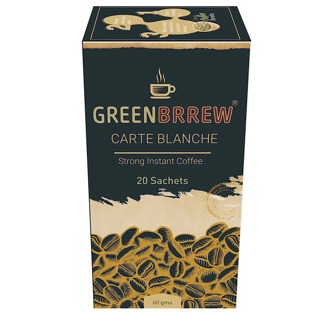 Greenbrew Greenbrrew Instant Coffee (Strong, 20 Sachets, Pack Of 1) (60 G) 3 Greenbrew Greenbrrew Instant Coffee (Strong, 20 Sachets, Pack Of 1) (60 G)