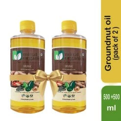 MITTAL ORGANICS PRIVATE LIMITED Mittal Organics Groundnut Oil (Pack Of 2) - 500 Ml
