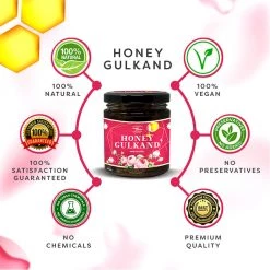 Personal & Home Care Janki Shuchi 100% Natural Honey Mixed Gulkand (250 Gm)