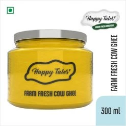 Happy Tales 100% Pure Cow Ghee (300 Ml Bottle) Grocery