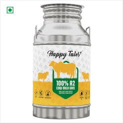 Happy Tales A2 Cow Ghee - Stainless Steel Can (Offer Price) (1 Ltr)