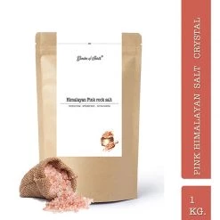 USMC Grocery Garden Of Saints Himalayan Pink Rock Salt Coarse Grain (2- 5 Mm) (1 Kg)