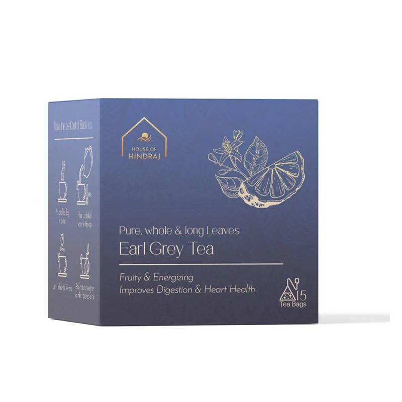 Hindraj Tea Hindraj Herbal Earl Grey Tea Bags - (1 Box Of 15 Sachets) Grocery 4 Hindraj Tea Hindraj Herbal Earl Grey Tea Bags - (1 Box Of 15 Sachets) Grocery