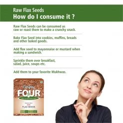 Bagul Foods Everyday Four Raw Flax ( Alsi ) Seeds |Combo Pack | 150g Each