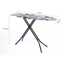 Peng Essential Perilla Heat Reflective Scratch & Stain Resistant Present Ironing Board With Silicone Stoppers & Iron Holder Personal & Home Care