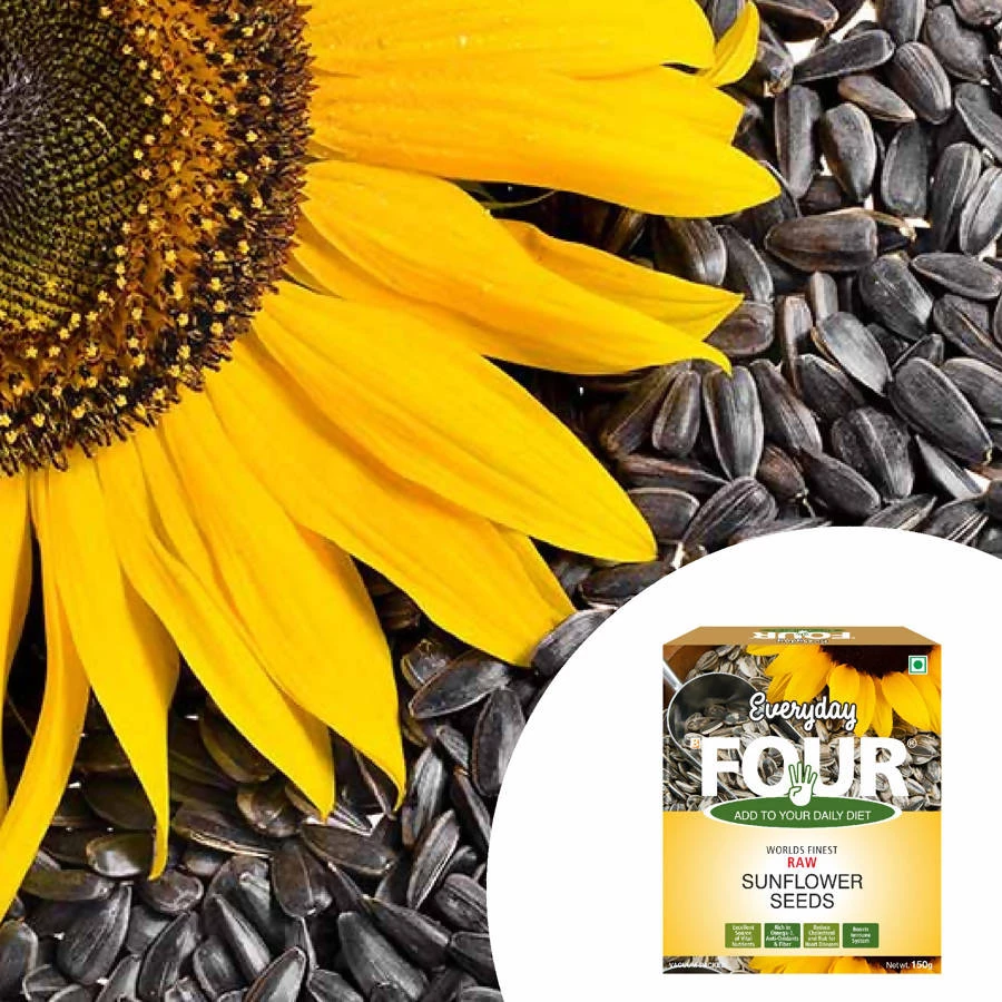 Bagul Foods Everyday Four Raw Sunflower Seeds |Combo Pack |150g Each Snacks & Beverages 6 Bagul Foods Everyday Four Raw Sunflower Seeds |Combo Pack |150g Each Snacks & Beverages