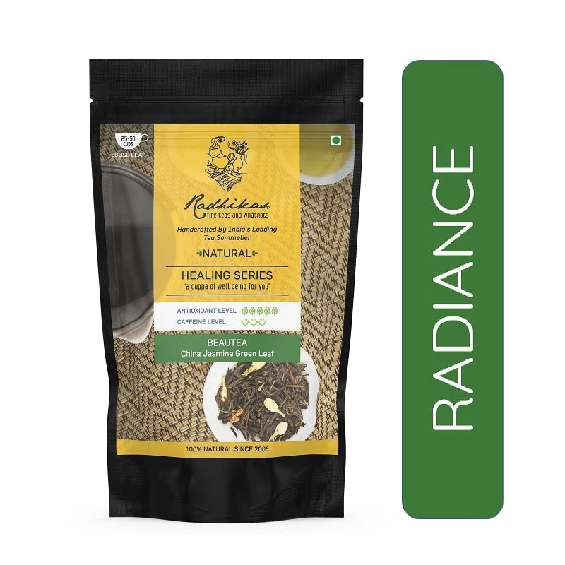 Radhikas Fine Teas And Whatnots Radhikas Fine Teas Beautea China Jasmine Leaf (50 G) Snacks & Beverages 3 Radhikas Fine Teas And Whatnots Radhikas Fine Teas Beautea China Jasmine Leaf (50 G) Snacks & Beverages