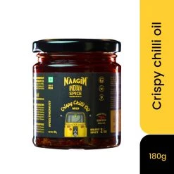 Naagin Sauce Snacks & Beverages NAAGIN Indian Spice Essentials - Crispy Chilli Oil (Mild, 140g)