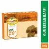 Dhampur Green Gur Besan Burfi (Barfi) 400g