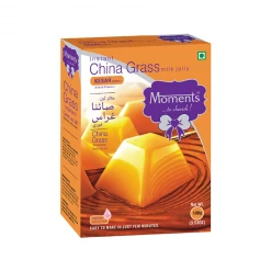 MOMENTS INDUSTRIES Moments Instant China Grass Milk Jelly - Kesar 100 Gm