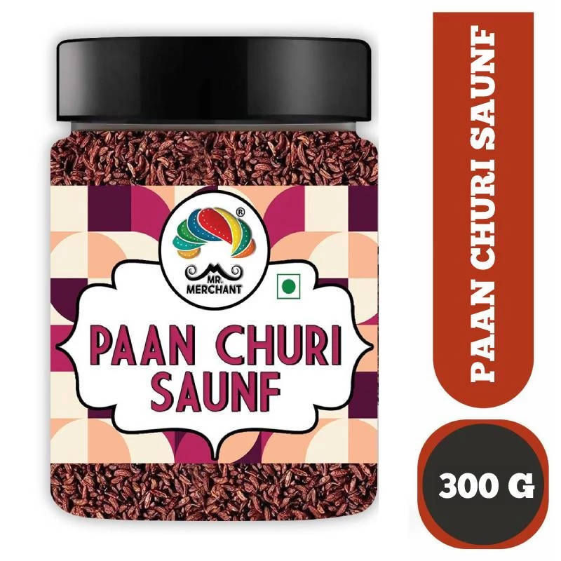Mr Merchant Mr. Merchant Paan Churi Saunf Fennel Mukhwas, (300g Jar Pack) 3 Mr Merchant Mr. Merchant Paan Churi Saunf Fennel Mukhwas, (300g Jar Pack)