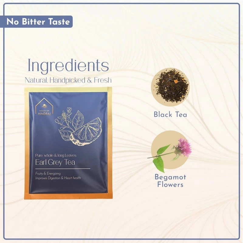 Hindraj Tea Hindraj Herbal Earl Grey Tea Bags - (1 Box Of 15 Sachets) Grocery 9 Hindraj Tea Hindraj Herbal Earl Grey Tea Bags - (1 Box Of 15 Sachets) Grocery