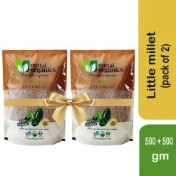 MITTAL ORGANICS PRIVATE LIMITED Mittal Organics Little Millet (Bajri) (Pack Of 2) - 500 G