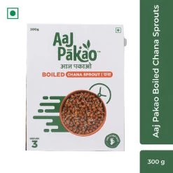 Aaj Pakao Boiled Chana Sprout, Pack Of 3 (3*300g) Grocery
