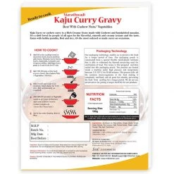 M3 Kitchen M3 Kaju Curry Gravy (300 G) - Buy 1 Get 1 Free Snacks & Beverages