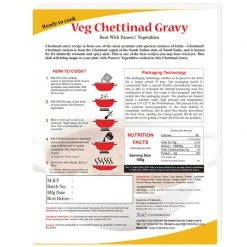 M3 Kitchen M3 Veg Chettinad Gravy (300 G) - Buy 1 Get 1 Free Snacks & Beverages