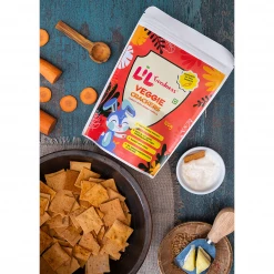 Lil Goodness Snacks & Beverages Lil'Goodness Multigrain Carrot Crackers (100 G) (pack Of 4)