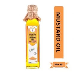 GREEN GALAXY INDIA CORPORATION Pure & Natural Cold Pressed Mustard Oil (250 Ml)