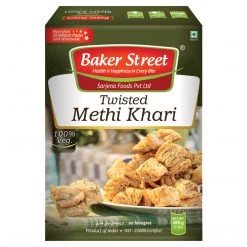 Bakers Steet Baker Street Twisted Methi Khari (200 G) Dairy & Bakery