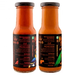 Naagin Sauce Snacks & Beverages Naagin Bhoot Hot Sauce (230 G) + Original Chilli Sauce (230 G) (Pack Of Two)