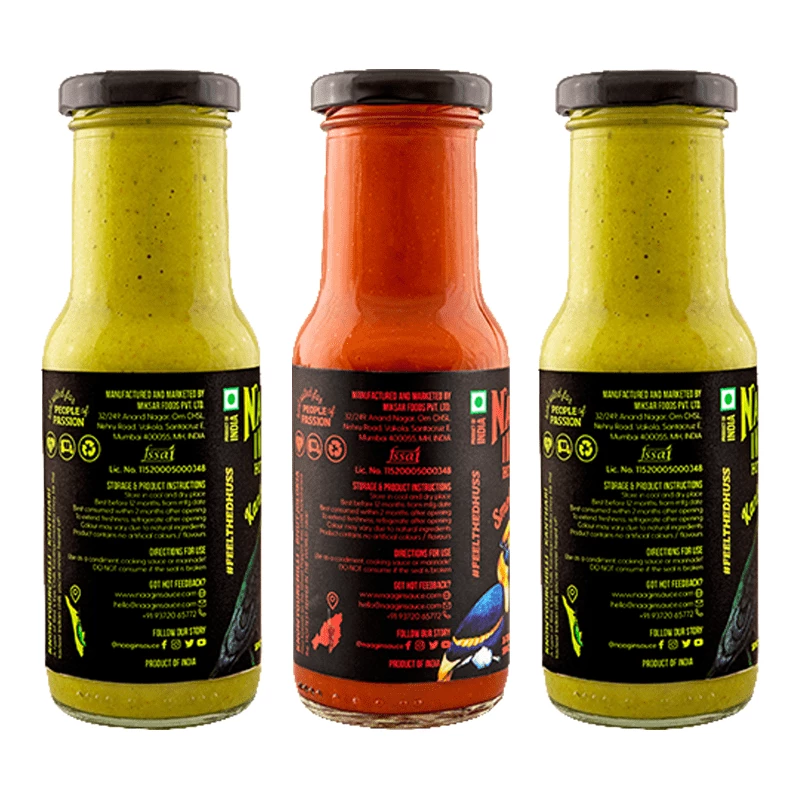Naagin Sauce NAAGIN Indian Hot Sauce Combo (Kantha X 2, Bhoot X 1) (Pack Of 3) (230 G X 3 = 690 G) Snacks & Beverages 5 Naagin Sauce NAAGIN Indian Hot Sauce Combo (Kantha X 2, Bhoot X 1) (Pack Of 3) (230 G X 3 = 690 G) Snacks & Beverages