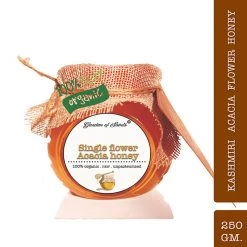 USMC Snacks & Beverages Garden Of Saints Organic Acacia Kashmiri Single Flower Honey (250 G)