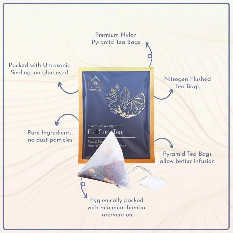 Hindraj Tea Hindraj Herbal Earl Grey Tea Bags - (1 Box Of 15 Sachets) Grocery 8 Hindraj Tea Hindraj Herbal Earl Grey Tea Bags - (1 Box Of 15 Sachets) Grocery