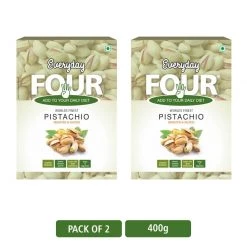Bagul Foods Everyday Four Roasted & Lightly Salted Iranian Pista | Combo Pack | 200g Each Grocery