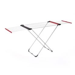 Peng Essentials Arier Foldable Rust Proof Steel Cloth Drying Stand/Racks, Silver (Elvira) Personal & Home Care