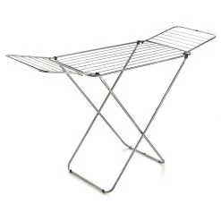 Peng Essentials Arier Rust Proof Steel Foldable Cloth Drying Stand Racks With Wings (Silver) Personal & Home Care