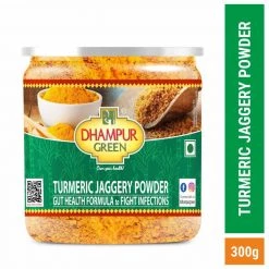 Grocery Dhampur Green Turmeric Jaggery Pwd- 300g