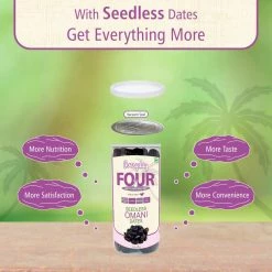 Bagul Foods Grocery Everyday Four Seedless Omani Dates (Khajoor) 400g
