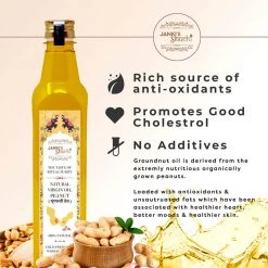 Janki Shuchi Cold Pressed Groundnut Oil (1 Ltr)