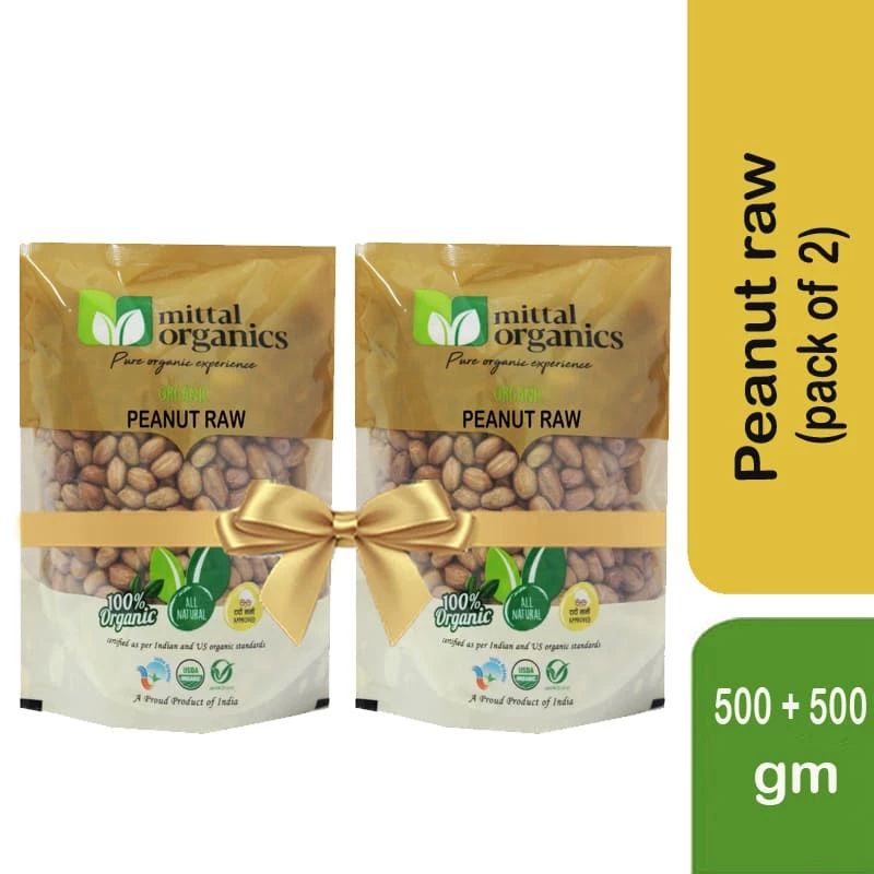 MITTAL ORGANICS PRIVATE LIMITED Mittal Organics Peanut Raw (Pack Of 2) - 500 G Grocery 3 MITTAL ORGANICS PRIVATE LIMITED Mittal Organics Peanut Raw (Pack Of 2) - 500 G Grocery