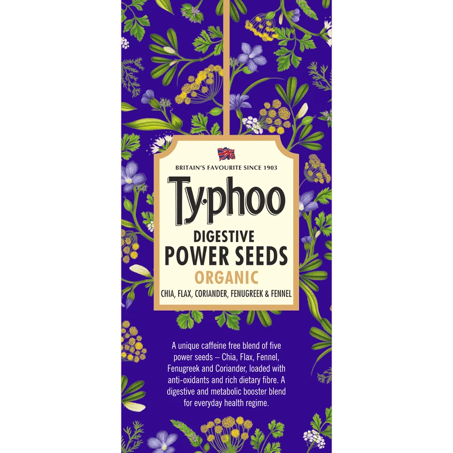 Typhoo Tea Snacks & Beverages Typhoo Power Seed Tea (20 Bags) 5 Typhoo Tea Snacks & Beverages Typhoo Power Seed Tea (20 Bags)
